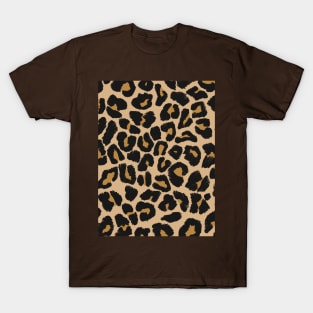 Large Spots Leopard Print T-Shirt